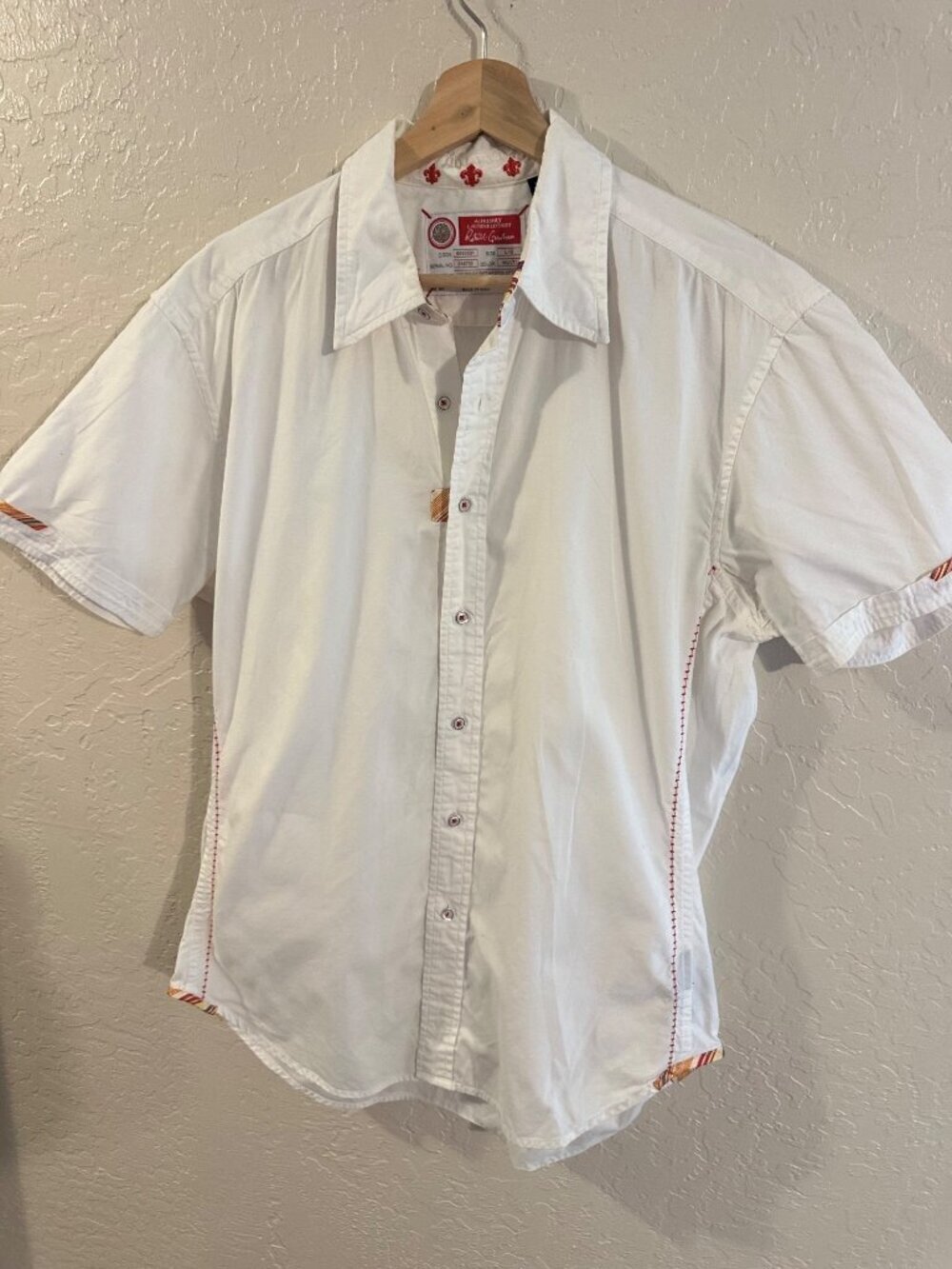 Robert Graham The Freshly Laundered White Cotton Collared Shirt - Picture 2 of 11